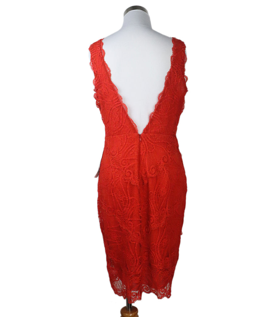 Nicole Miller Red Lace Dress 2