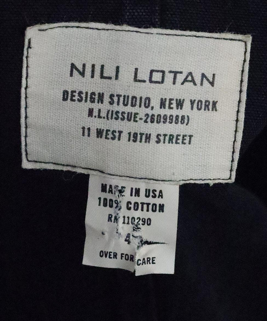 Nili Lotan Black Cotton Jacket 3