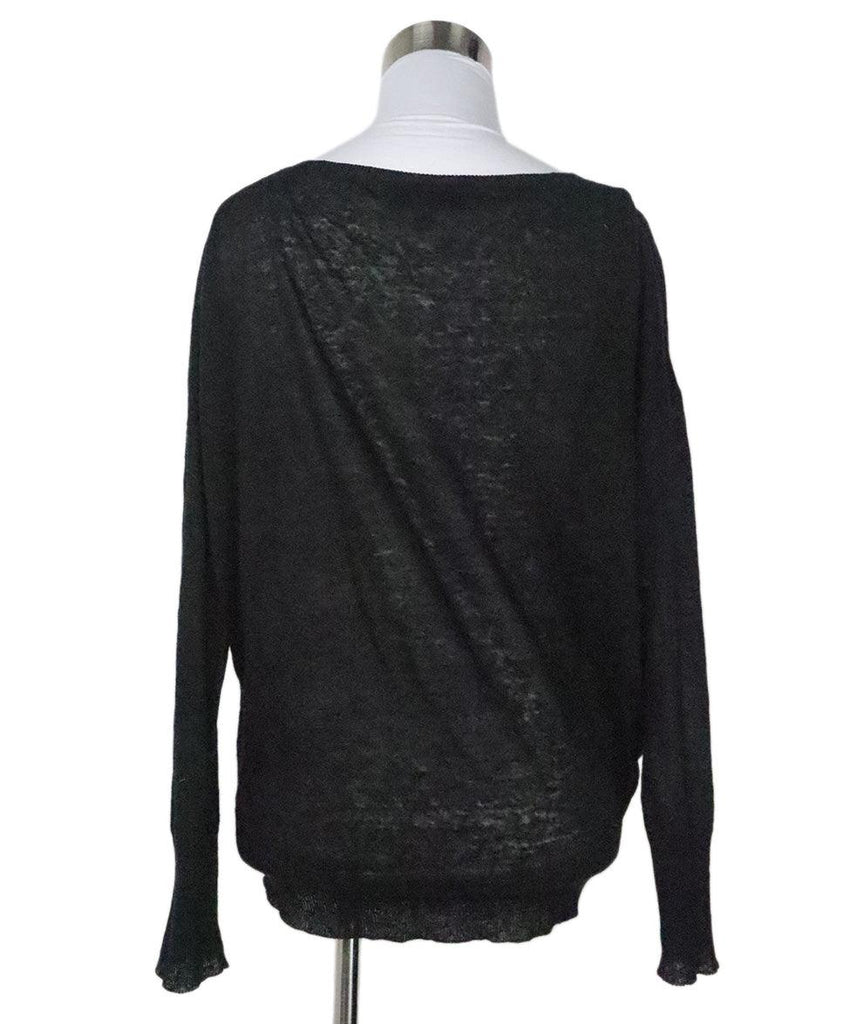 Nili Lotan Black Cotton Sweater 2