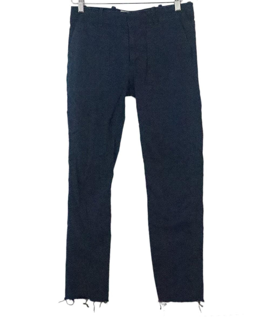 Nili Lotan Navy Cotton Pants 