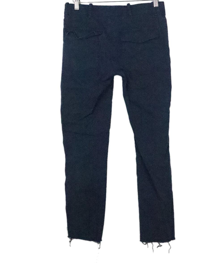 Nili Lotan Navy Cotton Pants 1