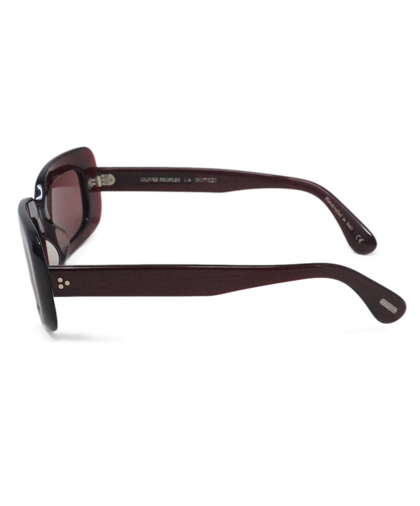 Oliver People Burgundy Plastic Sunglasses 2