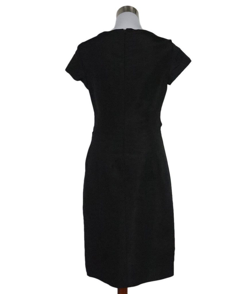 Oscar De La Renta Black Silk Bow Dress sz 8 - Michael's Consignment NYC