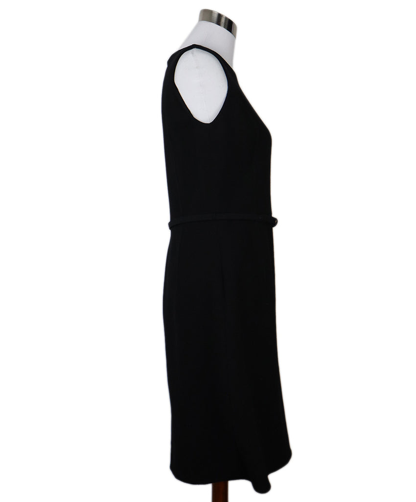 Oscar De La Renta Black Wool Dress 1