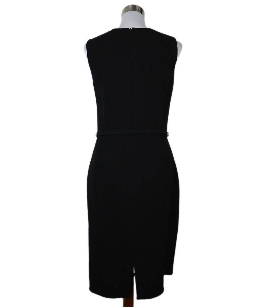 Oscar De La Renta Black Wool Dress 2