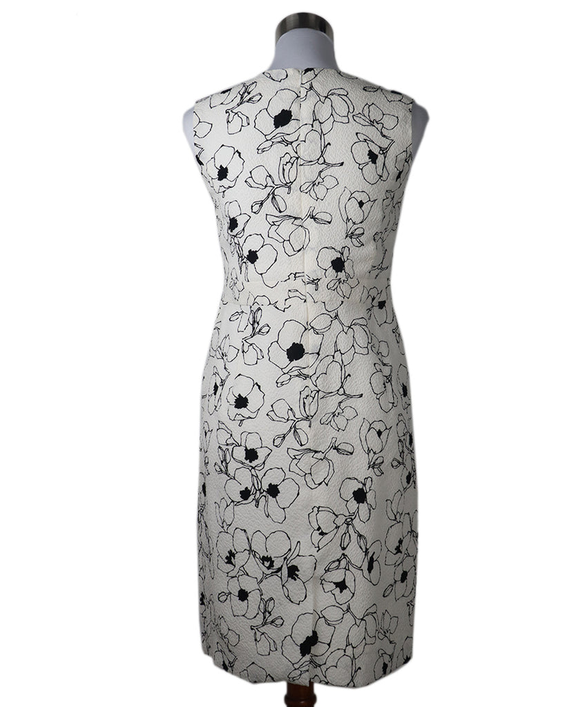 Oscar De La Renta Black & White Silk Nylon Dress 2