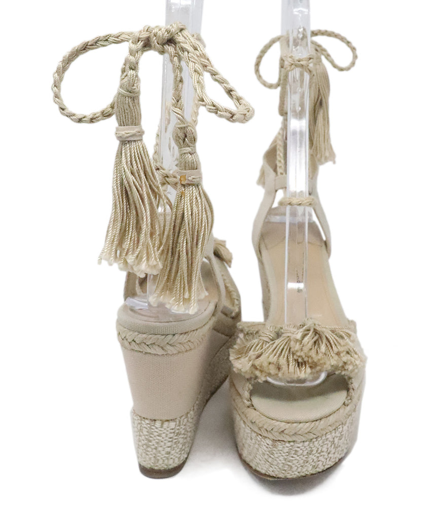 Paul Andrew Beige Canvas Sandals 2