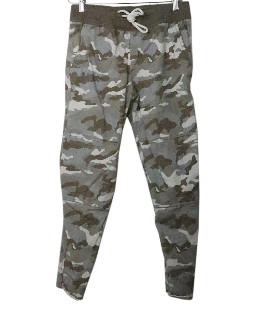 Perse Camo Print Cotton Pants 