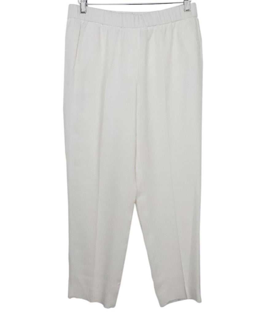 Peserico White Pants sz 8 - Michael's Consignment NYC