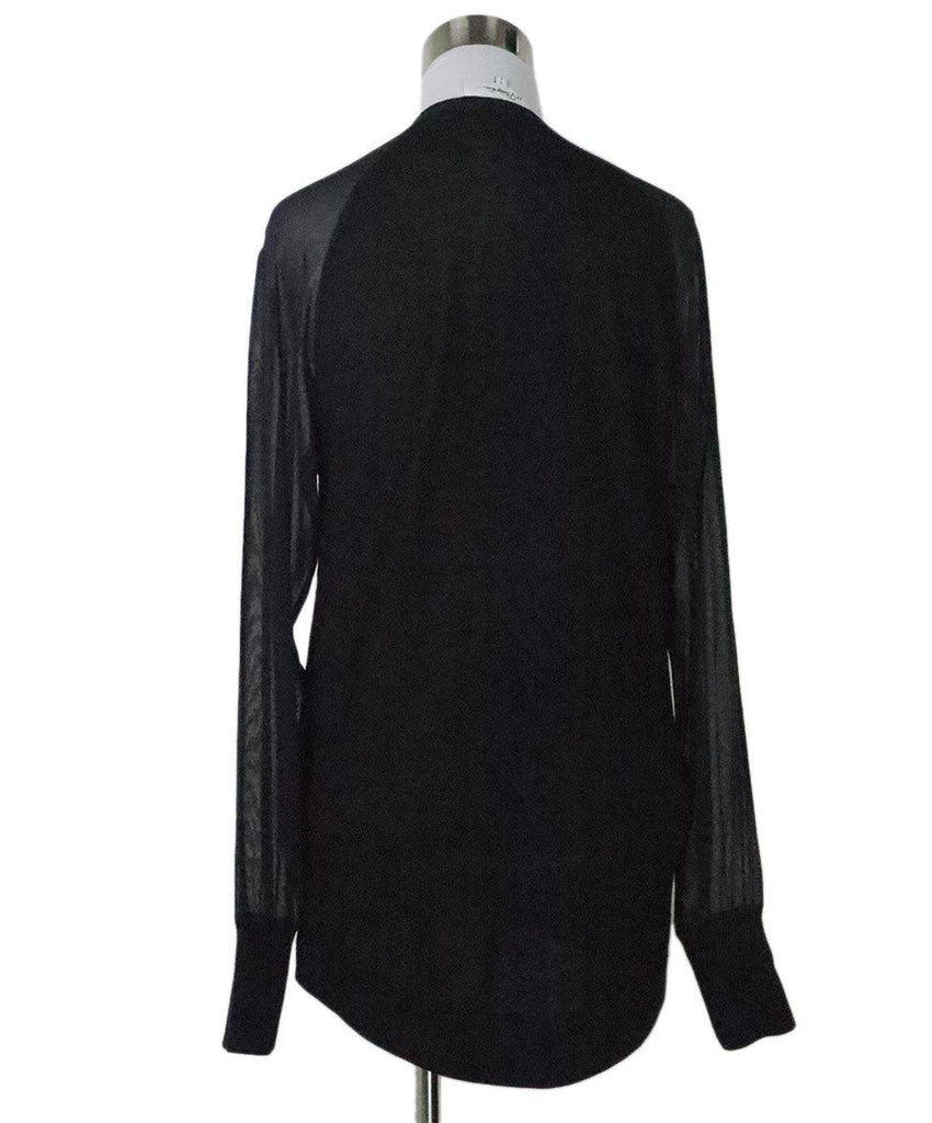 Phillip Lim Black Wool & Silk Cardigan 2