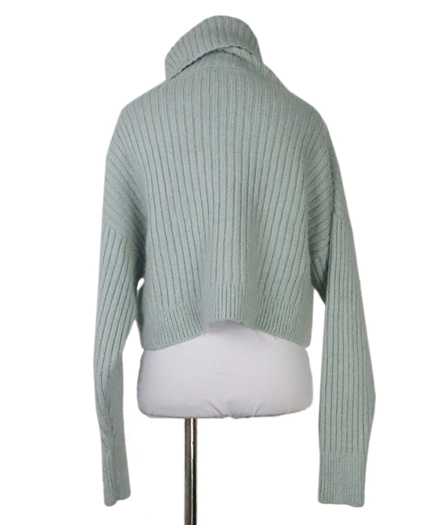 Phillip Lim Cropped Mint Wool Sweater 2