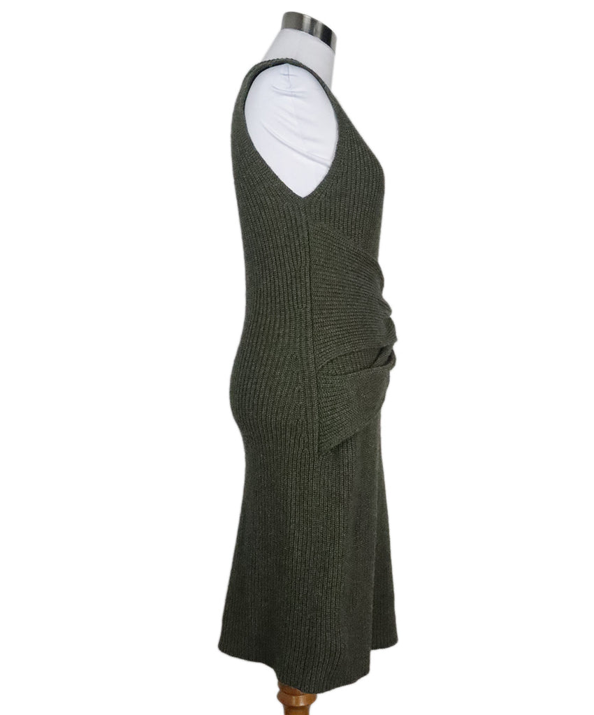 Phillip Lim Olive Green Wool Dress 1