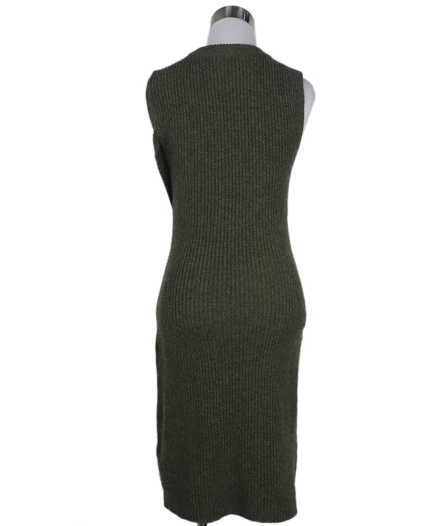 Phillip Lim Olive Green Wool Dress 2