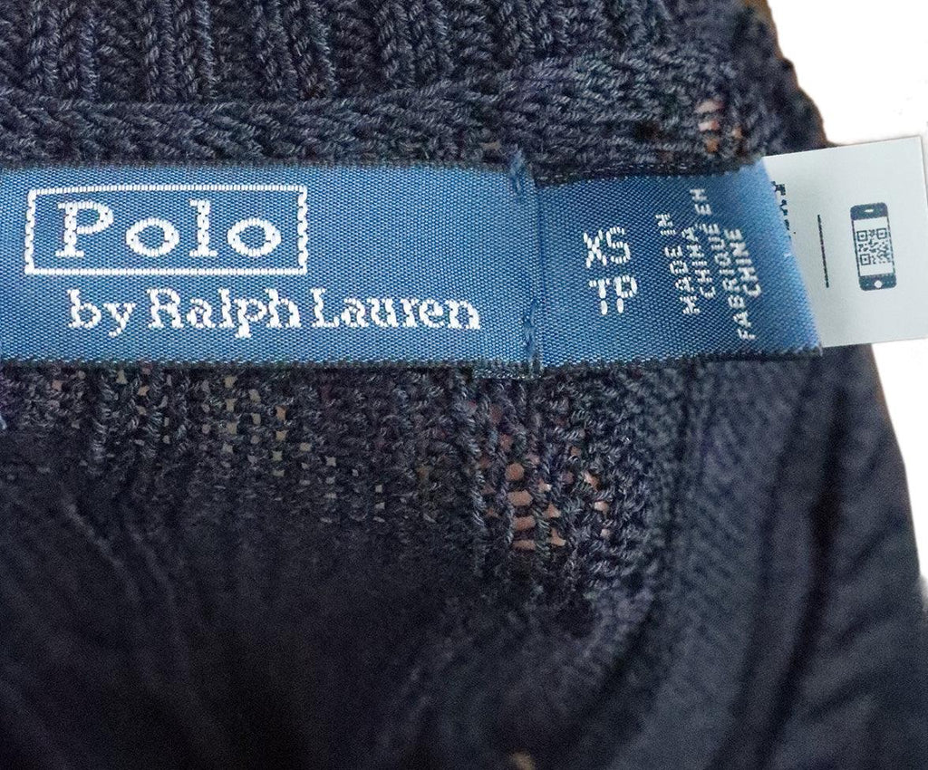 Polo Navy Cableknit Cotton Sweater 3