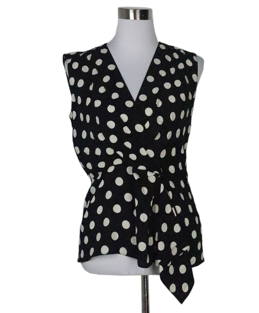 Prada B&W Polka Dot Top 