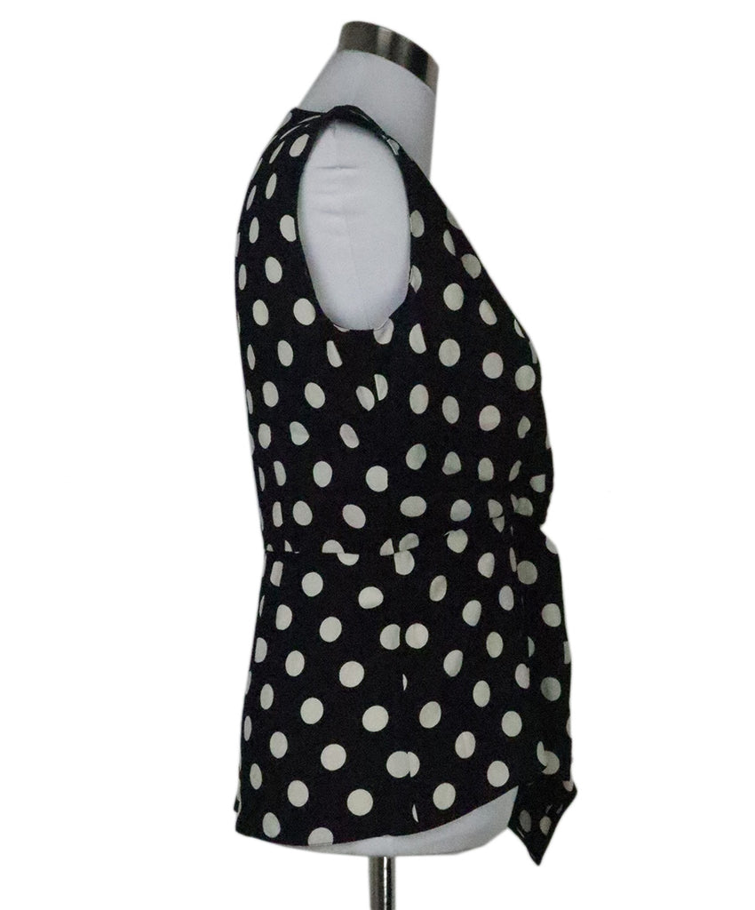 Prada B&W Polka Dot Top 1