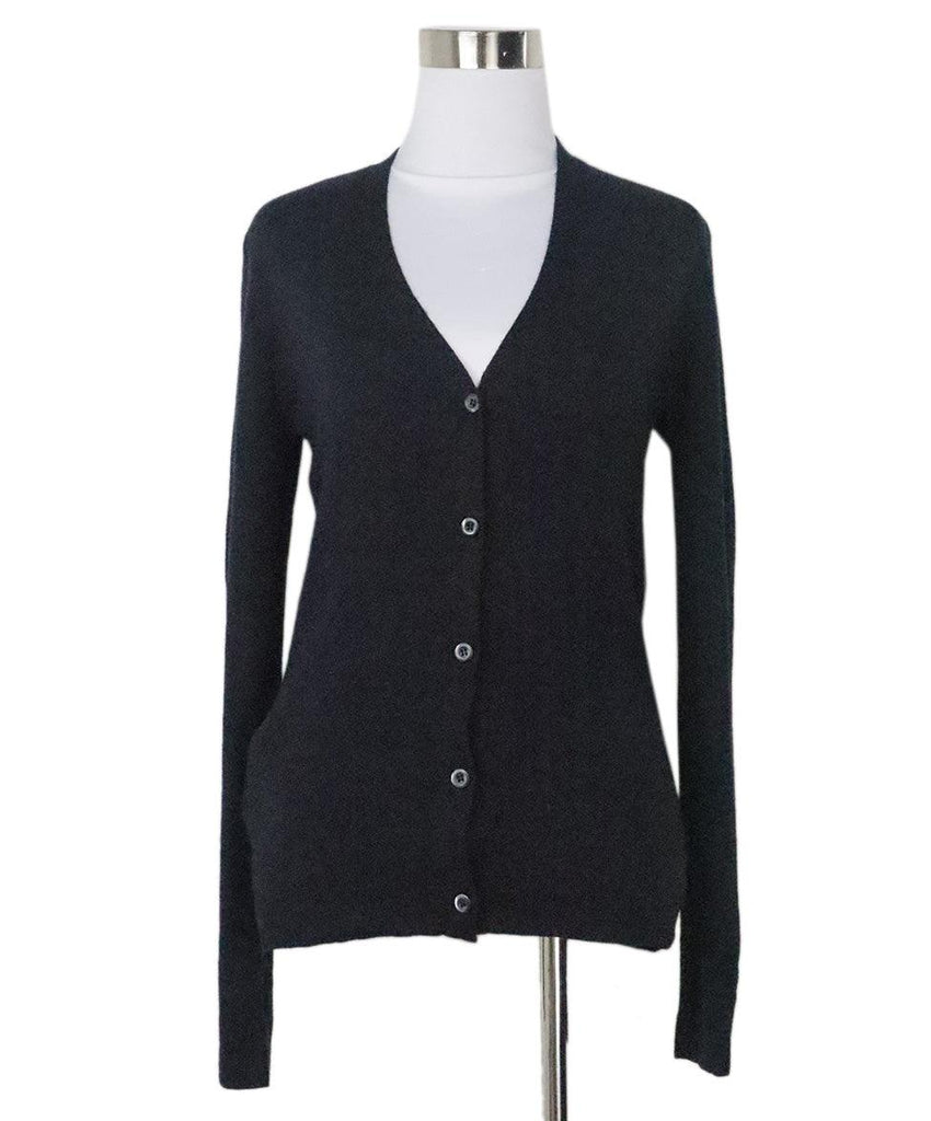 Prada Black Cashmere & Silk Cardigan 