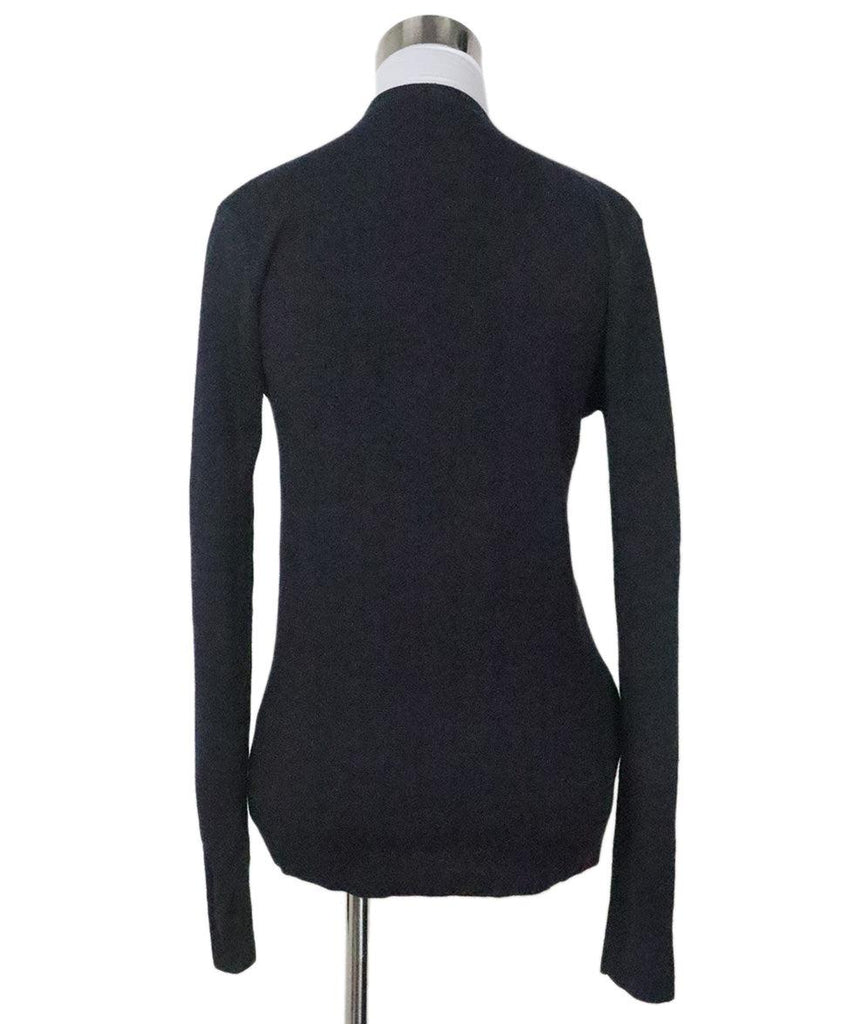 Prada Black Cashmere & Silk Cardigan 2