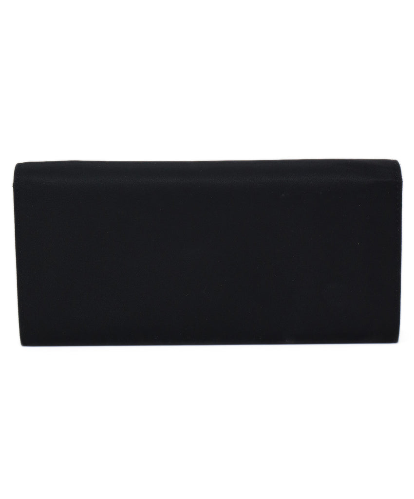 Prada Black Nylon & Leather Wallet 2