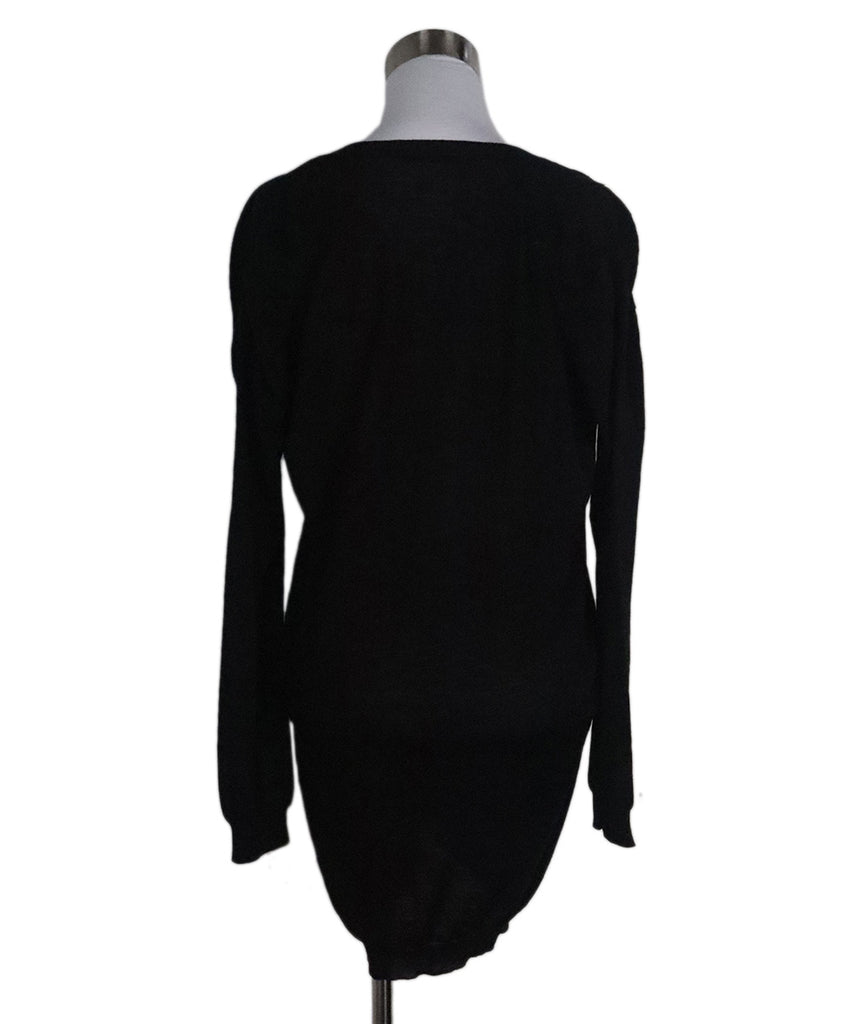 Prada Black & Silk Cardigan 2