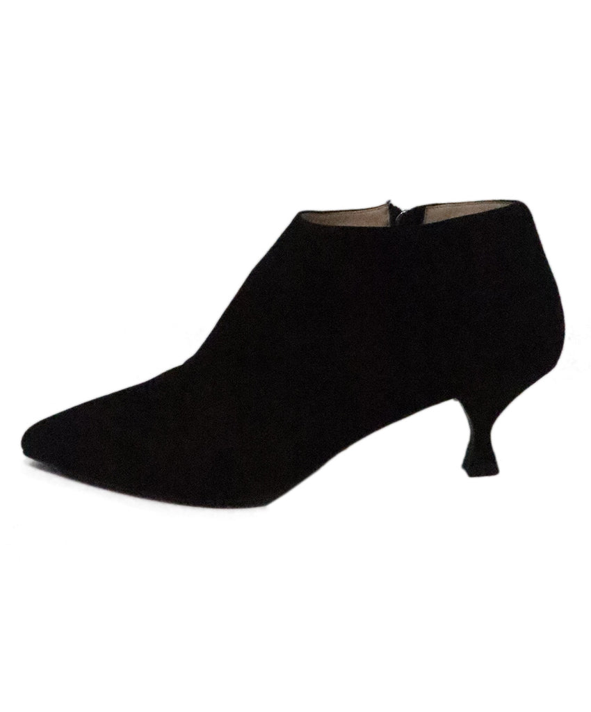 Prada Black Suede Booties 1