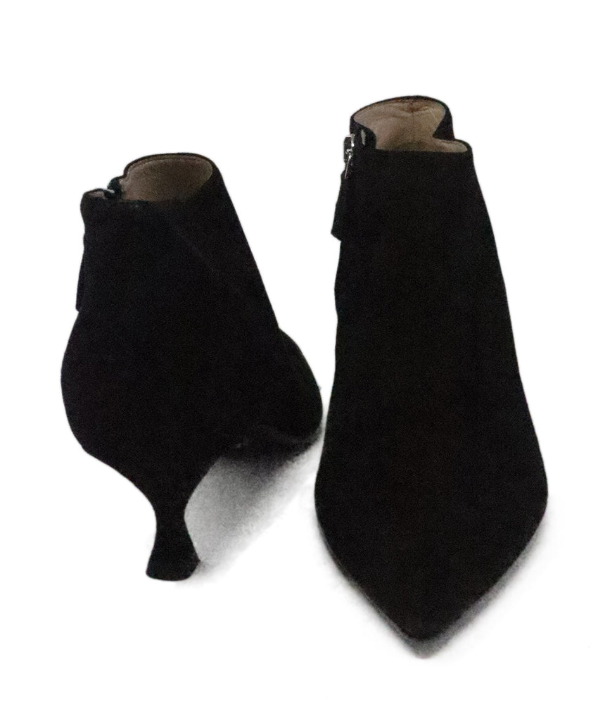 Prada Black Suede Booties 2