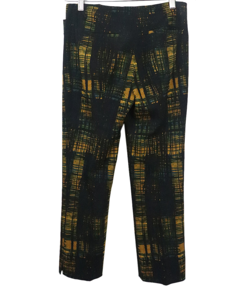 Prada Black & Yellow Print Pants 1