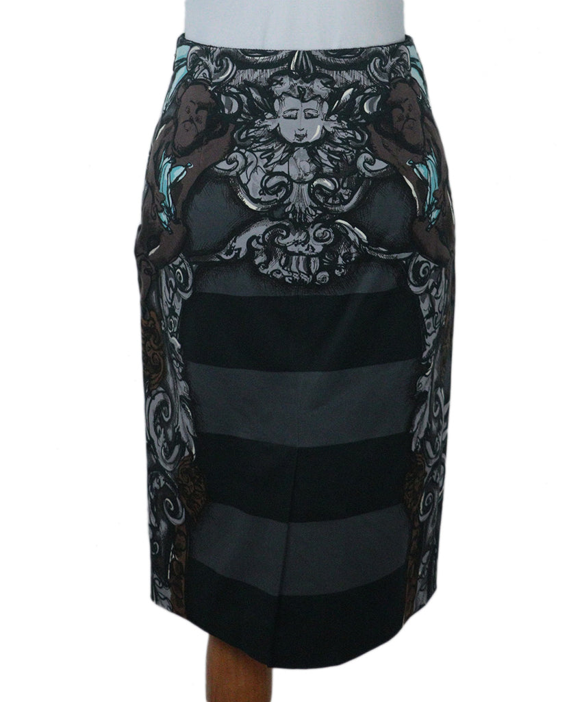 Prada Cherub Print Skirt 2