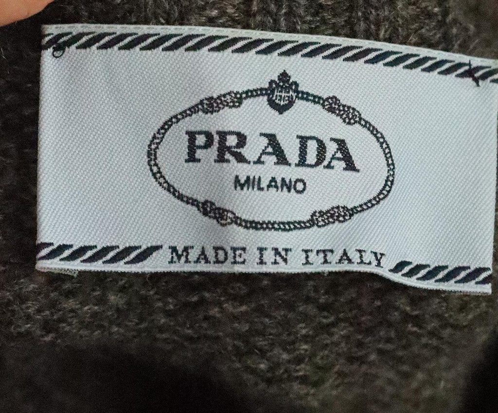 Prada Grey Cashmere Cardigan 3