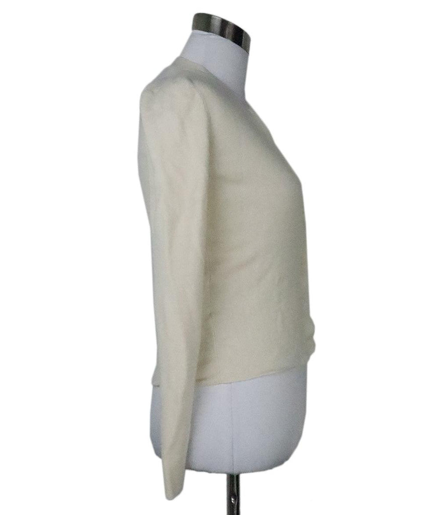 Prada Ivory Cashmere & Silk Cardigan 1