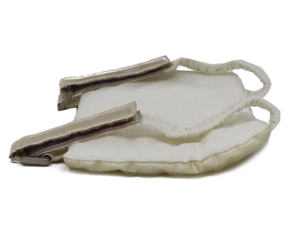 Prada Ivory Nylon Arm Pouch 2