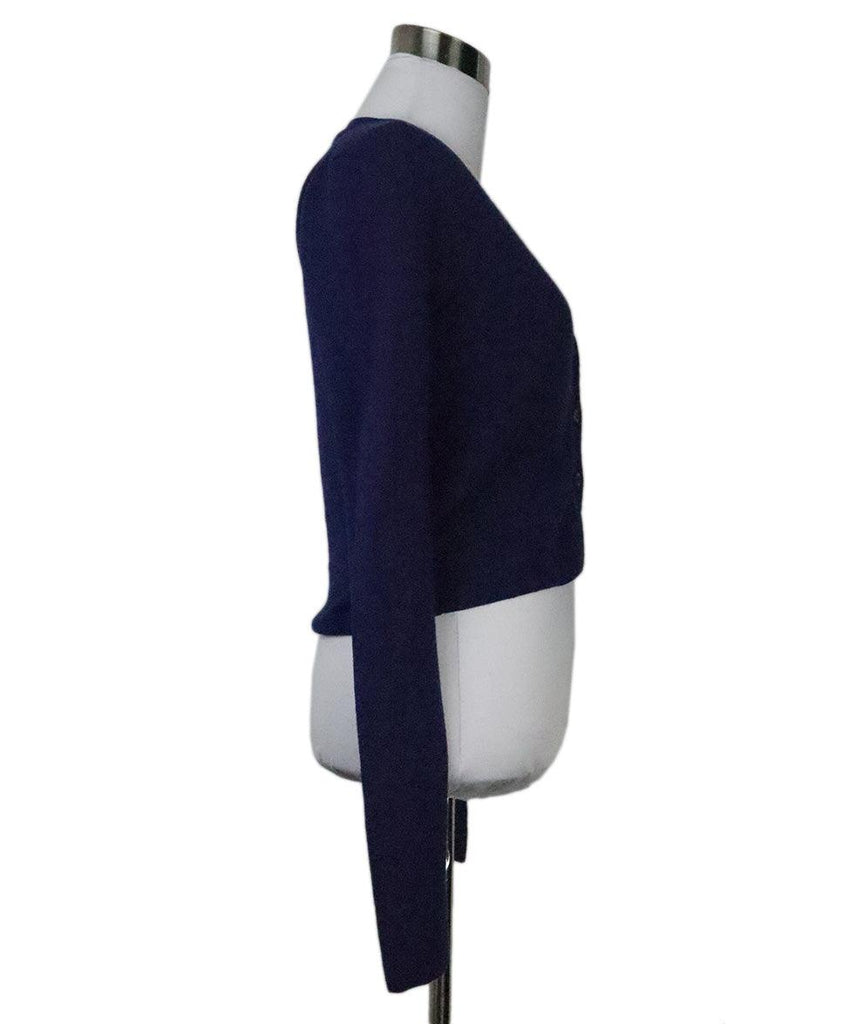 Prada Blue Cashmere & Silk Cardigan 1