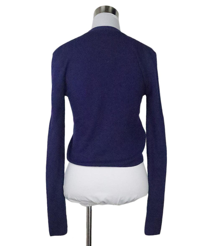 Prada Blue Cashmere & Silk Cardigan 2