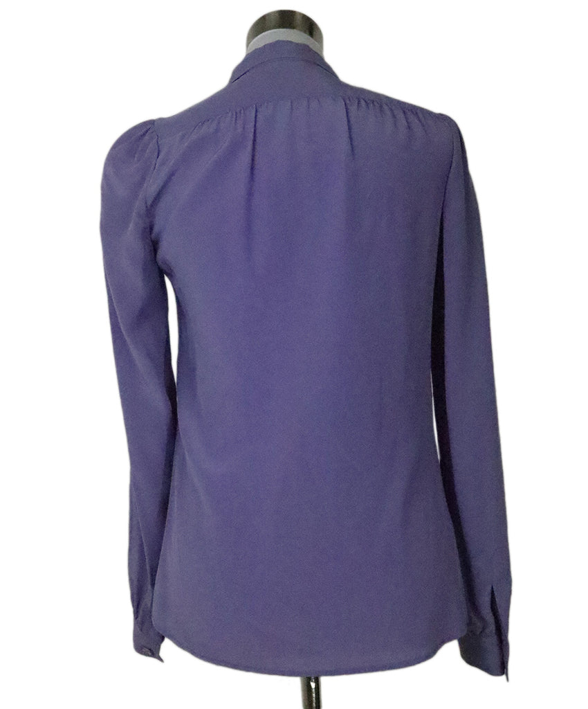 Prada Lilac Silk Blouse 2