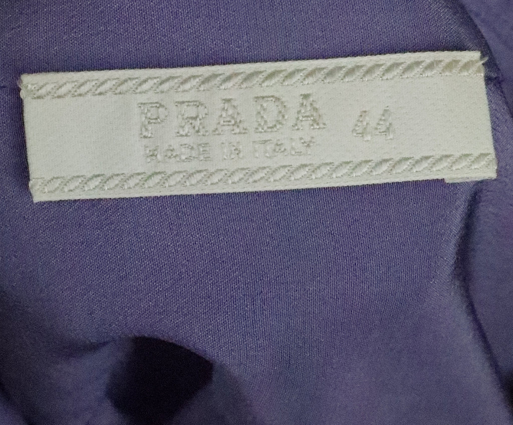 Prada Lilac Silk Blouse 3