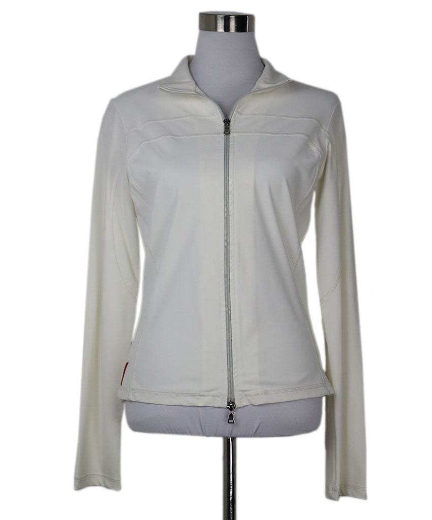 Prada Sport White Zip Up Jacket 