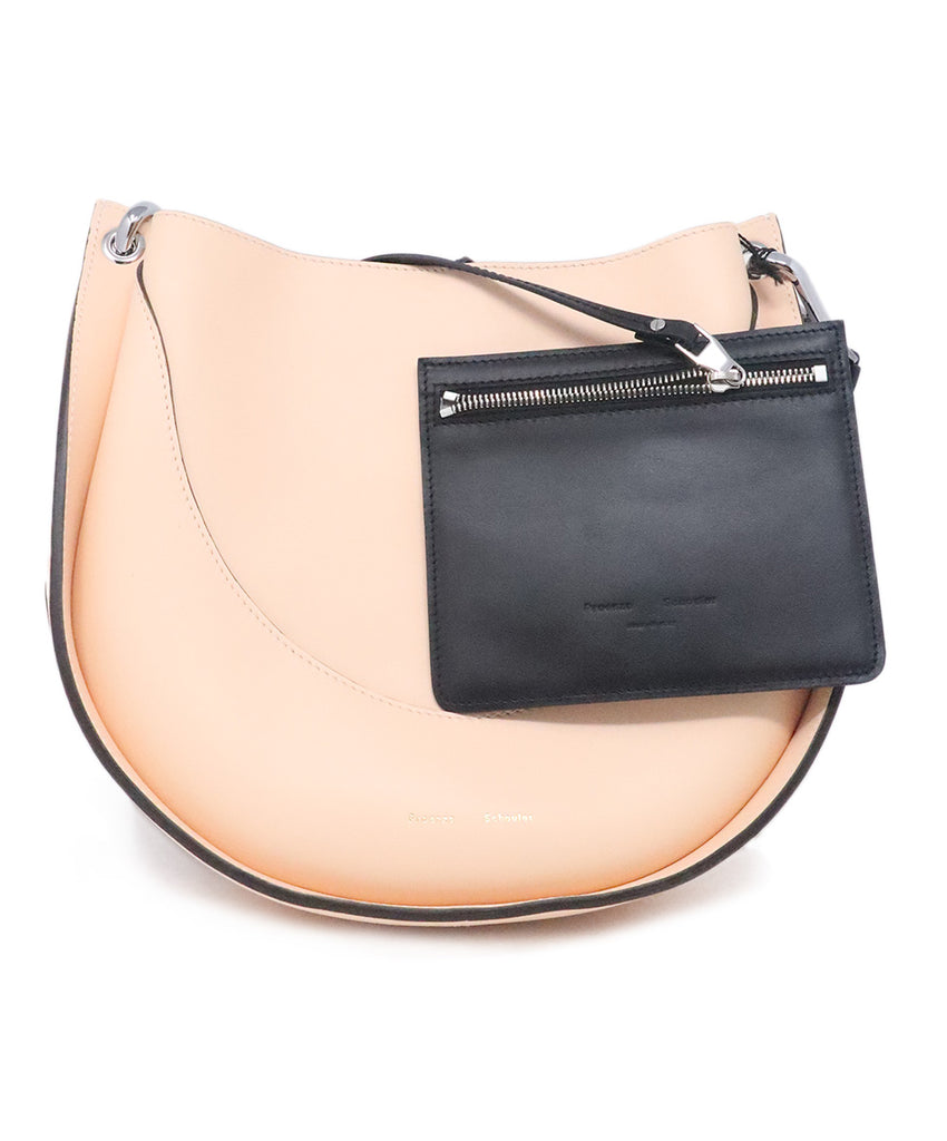 Proenza Schouler Beige & Black Leather Bag 