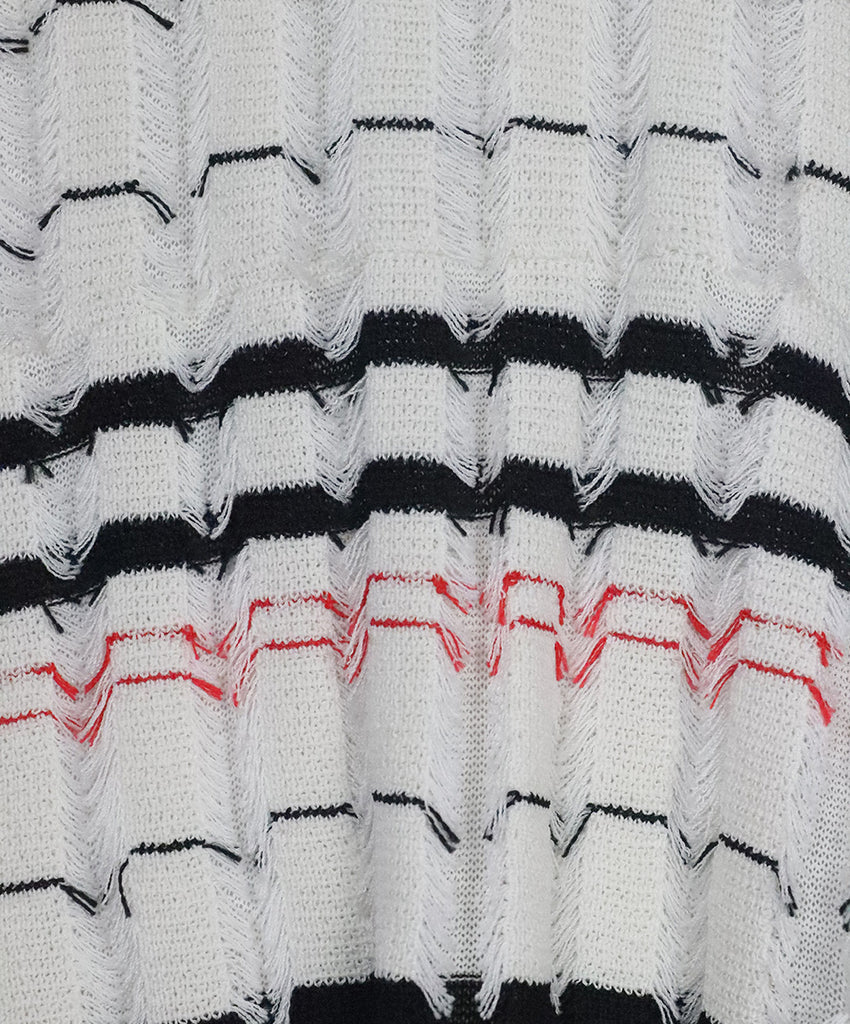 Proenza Schouler B&W Striped Knit Top 5