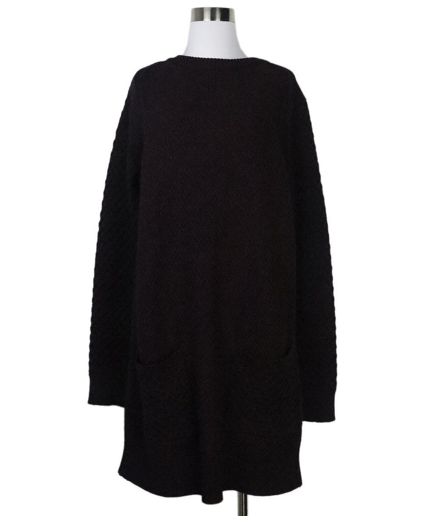 Proenza Schouler Purple & Black Wool Dress sz 8 - Michael's Consignment NYC