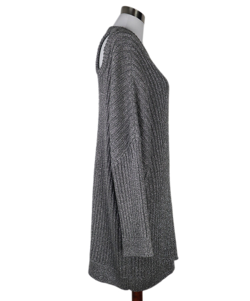 Raf Simons Silver Viscose Tunic 1