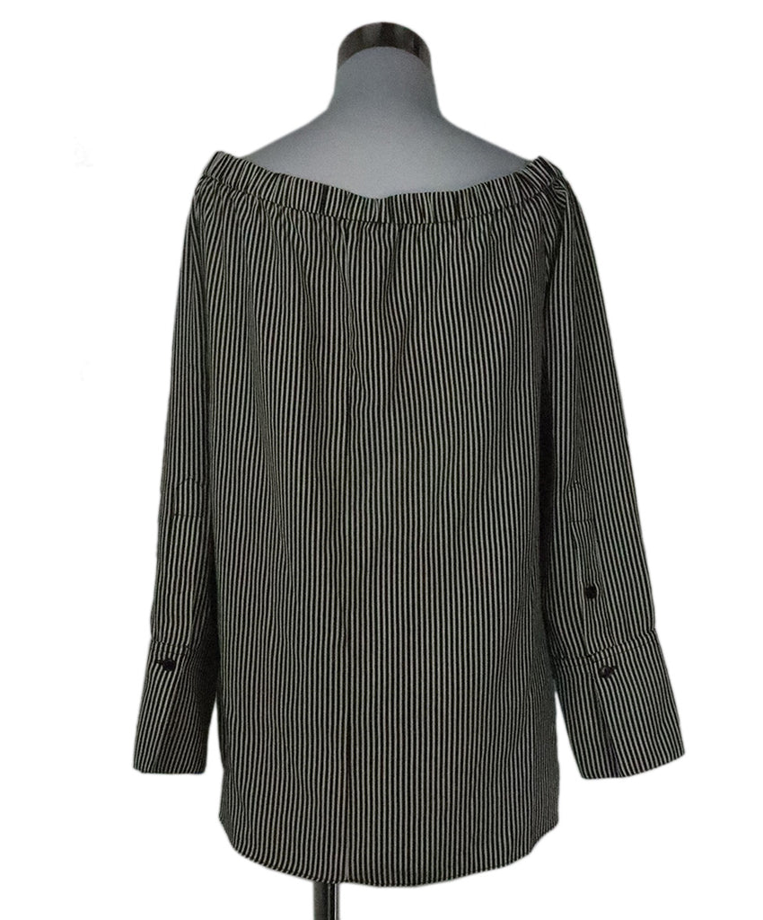 Rag & Bone B&W Striped Silk Blouse 2