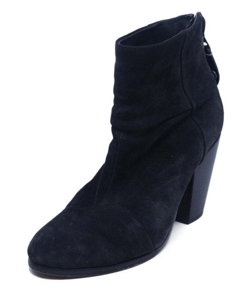 Rag & Bone Black Suede Booties 