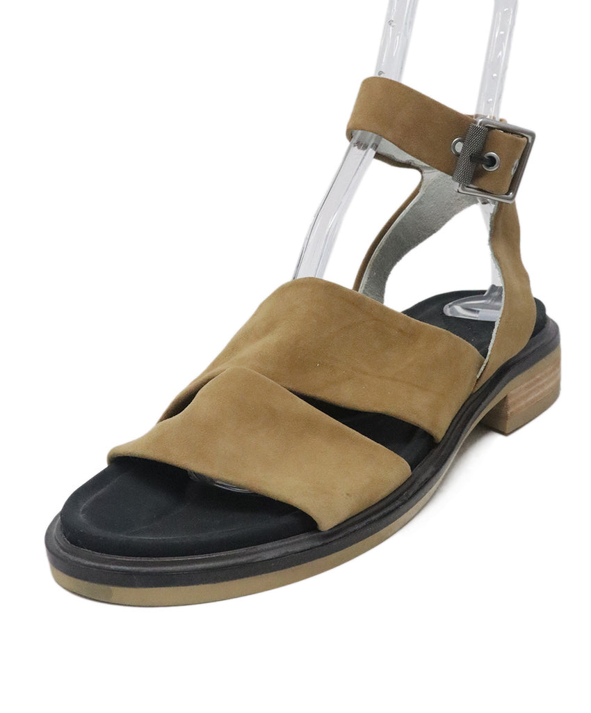 Rag & Bone Tan & Black Suede Sandals 