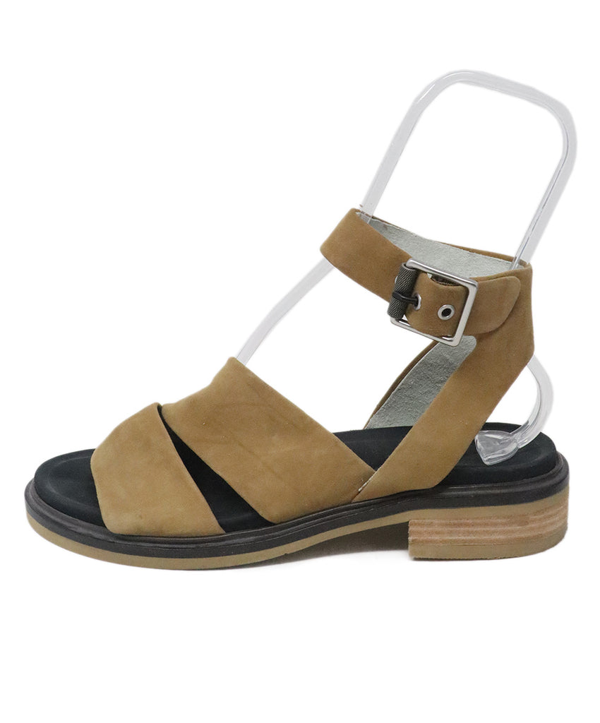 Rag & Bone Tan & Black Suede Sandals 1