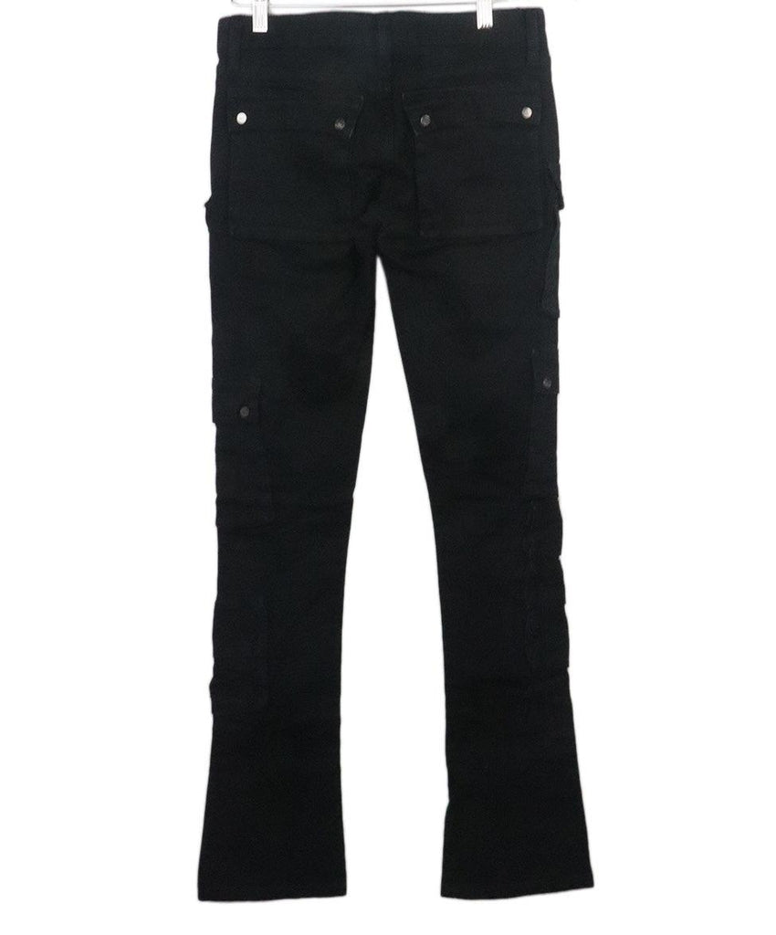 Ralph Lauren Black Denim Cargo Pants 1