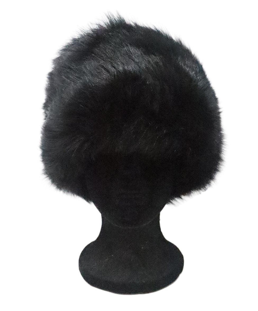 Ralph Lauren x Patricia Underwood Black Fur Hat 