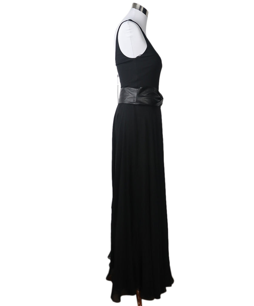 Ralph Lauren Black Silk Viscose Dress 1