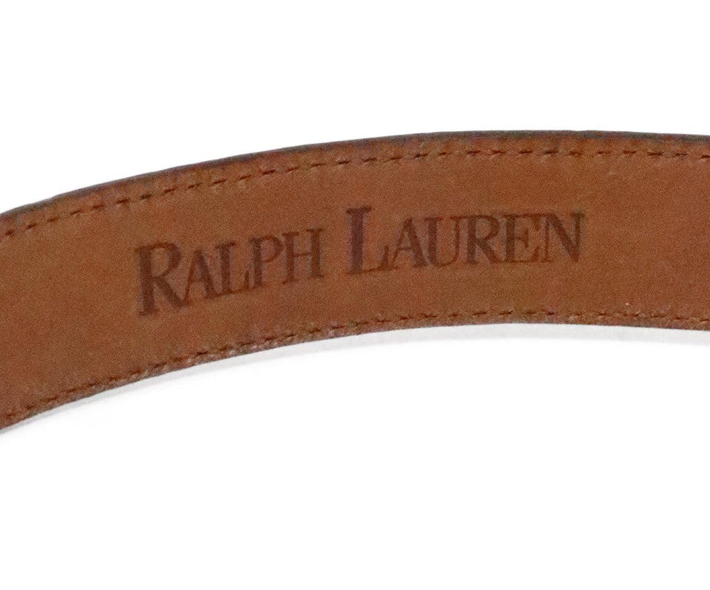 Ralph Lauren Brown Alligator Belt 3