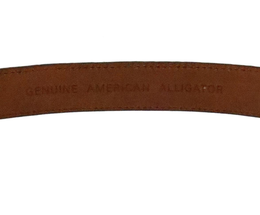 Ralph Lauren Brown Alligator Belt 7