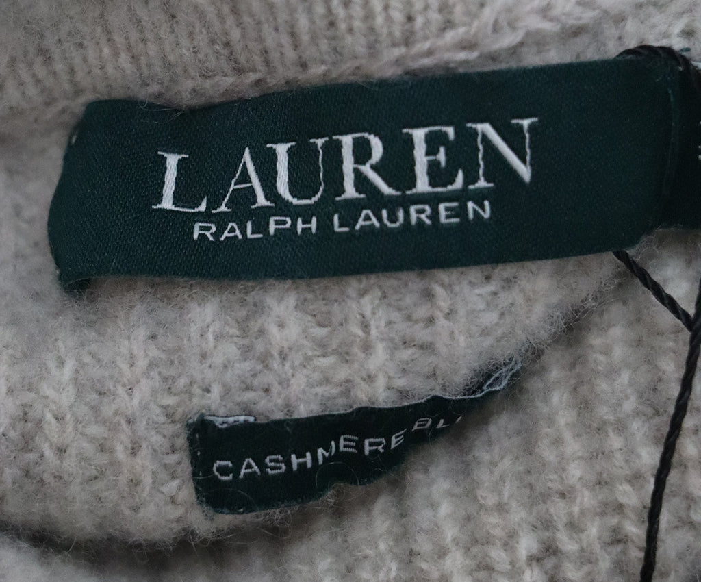 Ralph Lauren Cream Cashmere Turtleneck 3